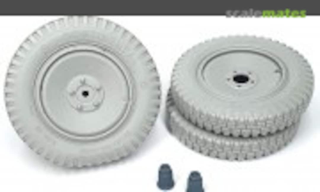 1:16 Sd.Kfz 250 front wheels with spare (weighted) type 1 (Pimp my Miniatures 16S-042) 16S-042