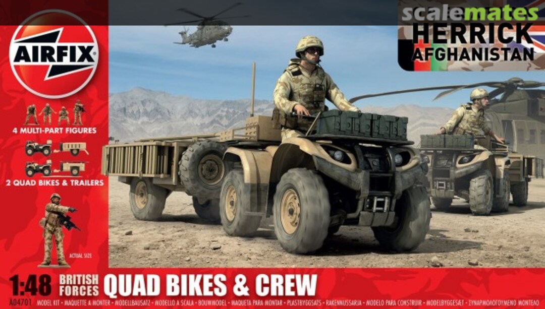 Boxart Quad Bikes & Crew A04701 Airfix