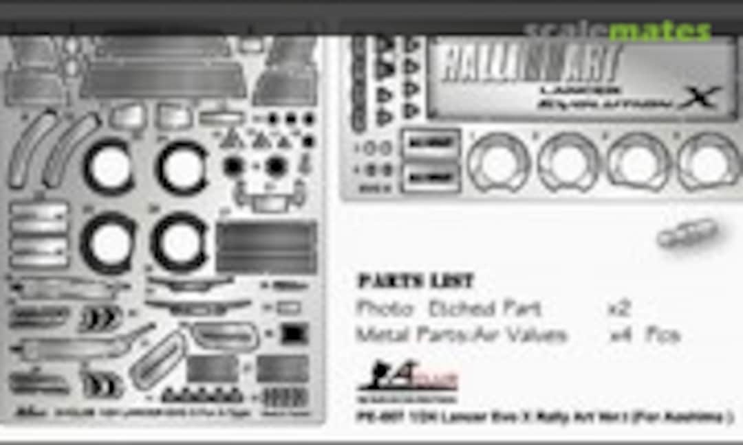 1:24 Mitsubish Lancer Evolution X (A+ Club PE-007) PE-007