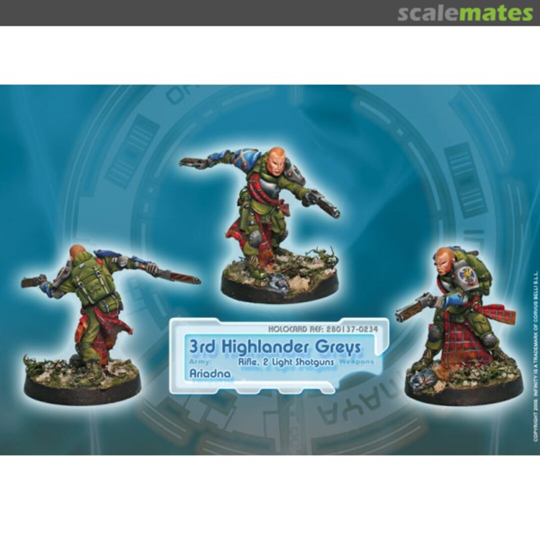 Boxart 3RD HIGHLANDERS GREY RIFLES 280137-0234 Corvus Belli Boxart 3RD HIGHLANDERS GREY RIFLES 280137-0234 Corvus Belli