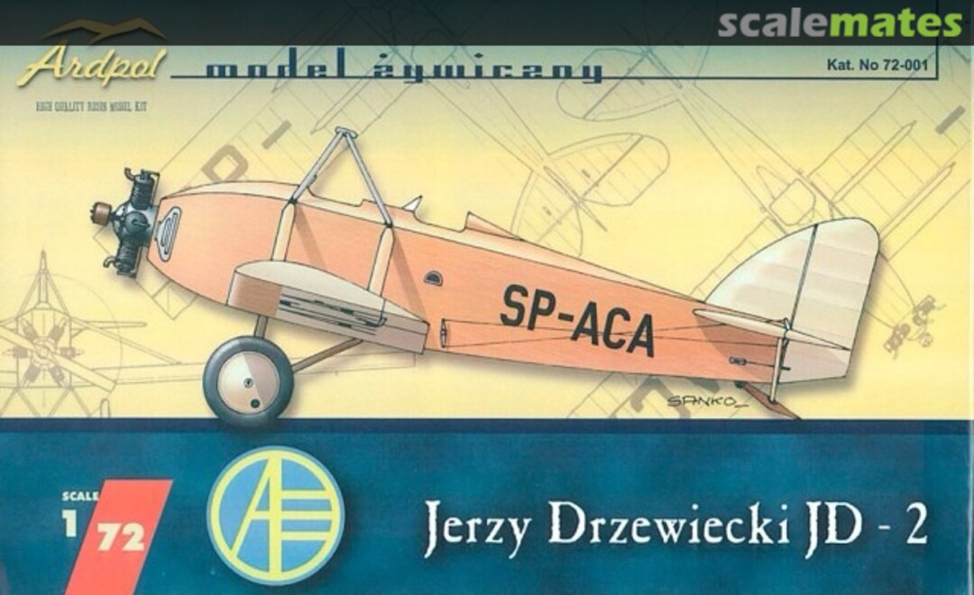 Boxart Jerzy Drzewiecki JD-2 72-001 Ardpol Boxart Jerzy Drzewiecki JD-2 72-001 Ardpol