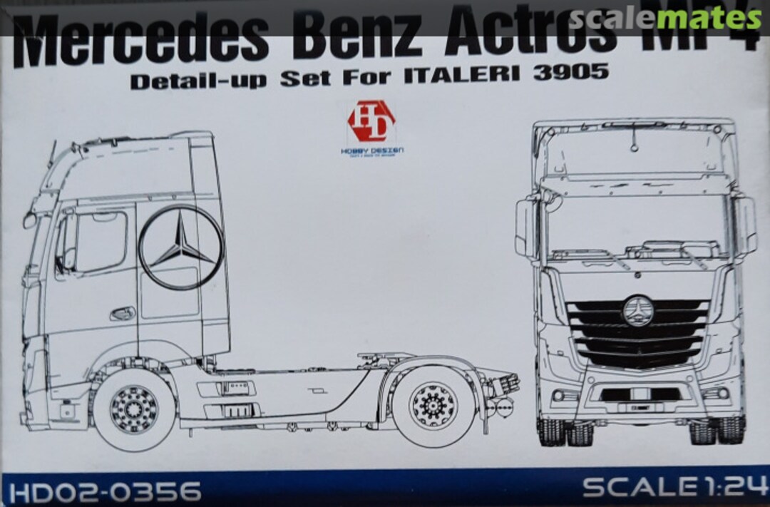 Boxart Mercedes Benz Actros MP4 HD02-0356 Hobby Design Boxart Mercedes Benz Actros MP4 HD02-0356 Hobby Design