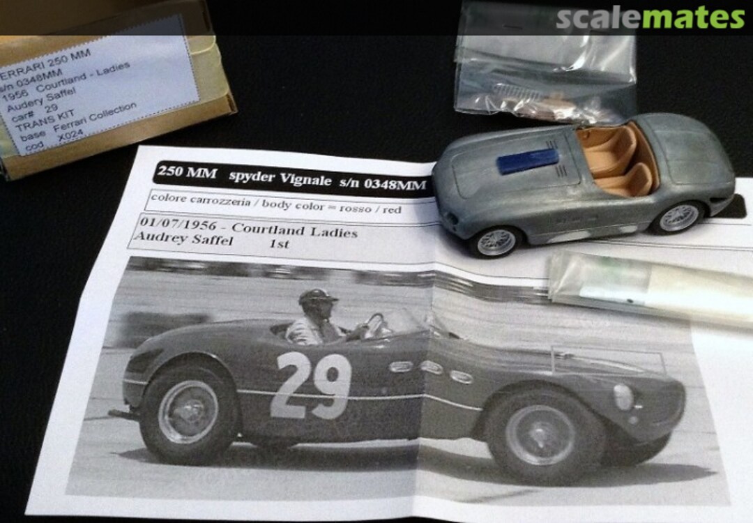 Boxart Ferrari 250 MM Vignale #0348MM X024 Top Model Collection Boxart Ferrari 250 MM Vignale #0348MM X024 Top Model Collection