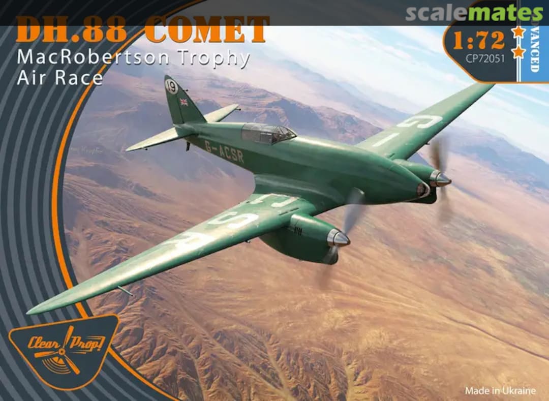 Boxart DH.88 Comet CP72051 Clear Prop! Boxart DH.88 Comet CP72051 Clear Prop!