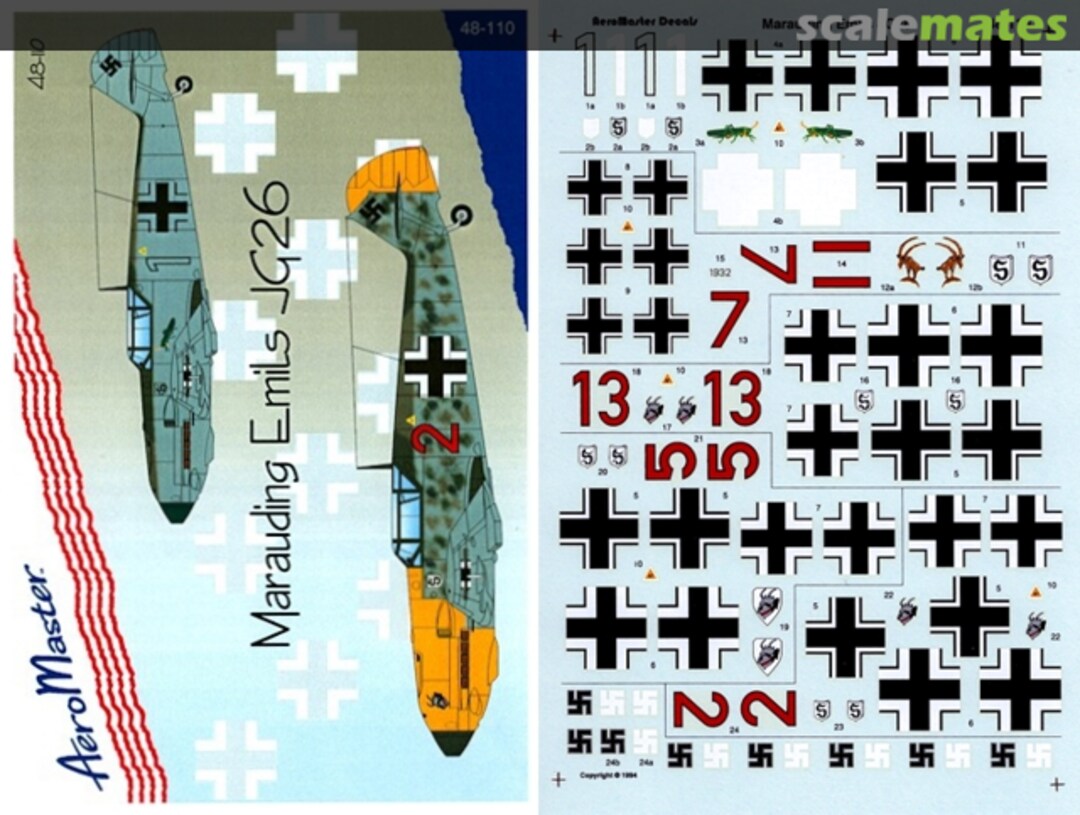 Boxart Marauding Emils JG26 48-110 AeroMaster Boxart Marauding Emils JG26 48-110 AeroMaster