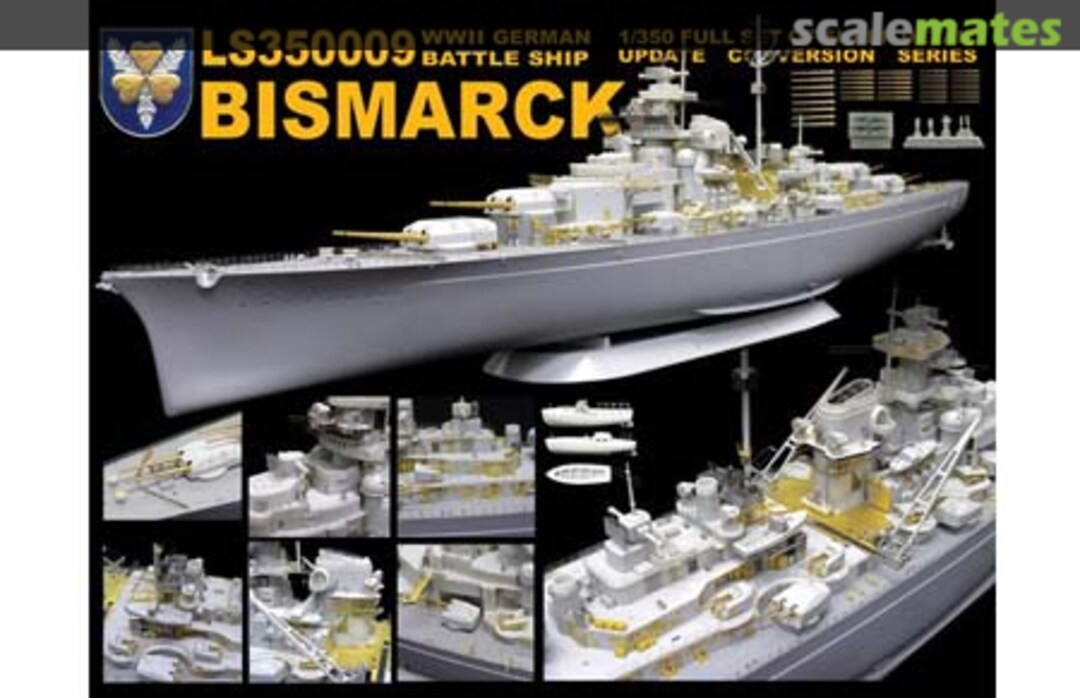 Boxart German Battleship Bismarck Super Detail-up Conversion Set LS350009 Lion Roar Boxart German Battleship Bismarck Super Detail-up Conversion Set LS350009 Lion Roar