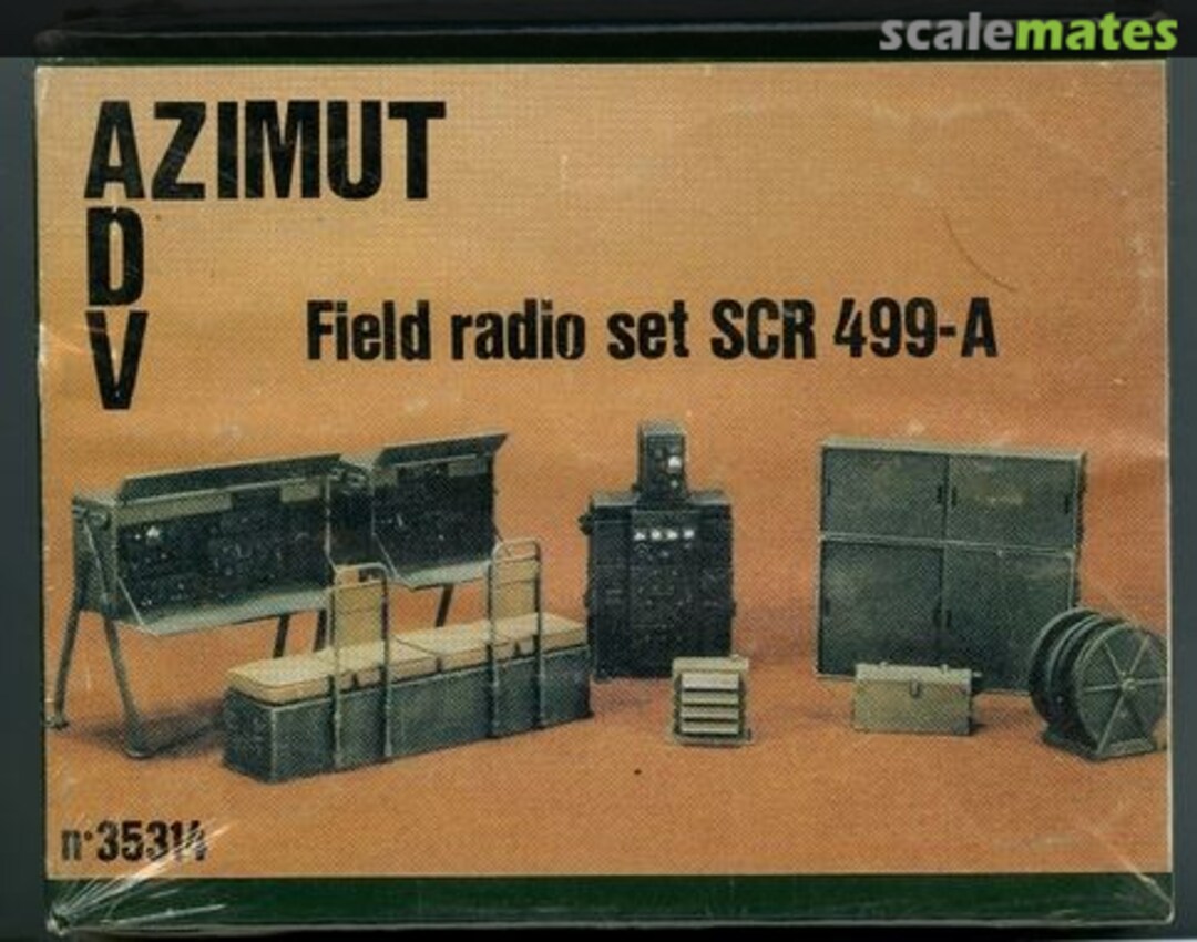 Boxart Field radio set SCR 499-A 35314 ADV Azimut Boxart Field radio set SCR 499-A 35314 ADV Azimut