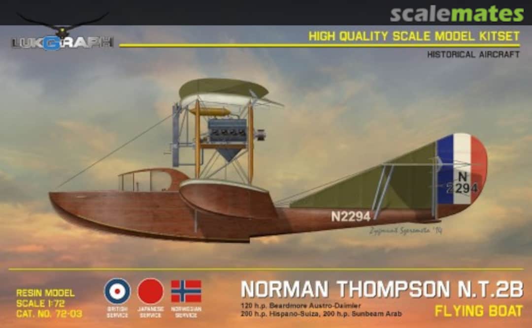 Boxart Norman Thompson N.T.2B 72-03 Lukgraph Boxart Norman Thompson N.T.2B 72-03 Lukgraph