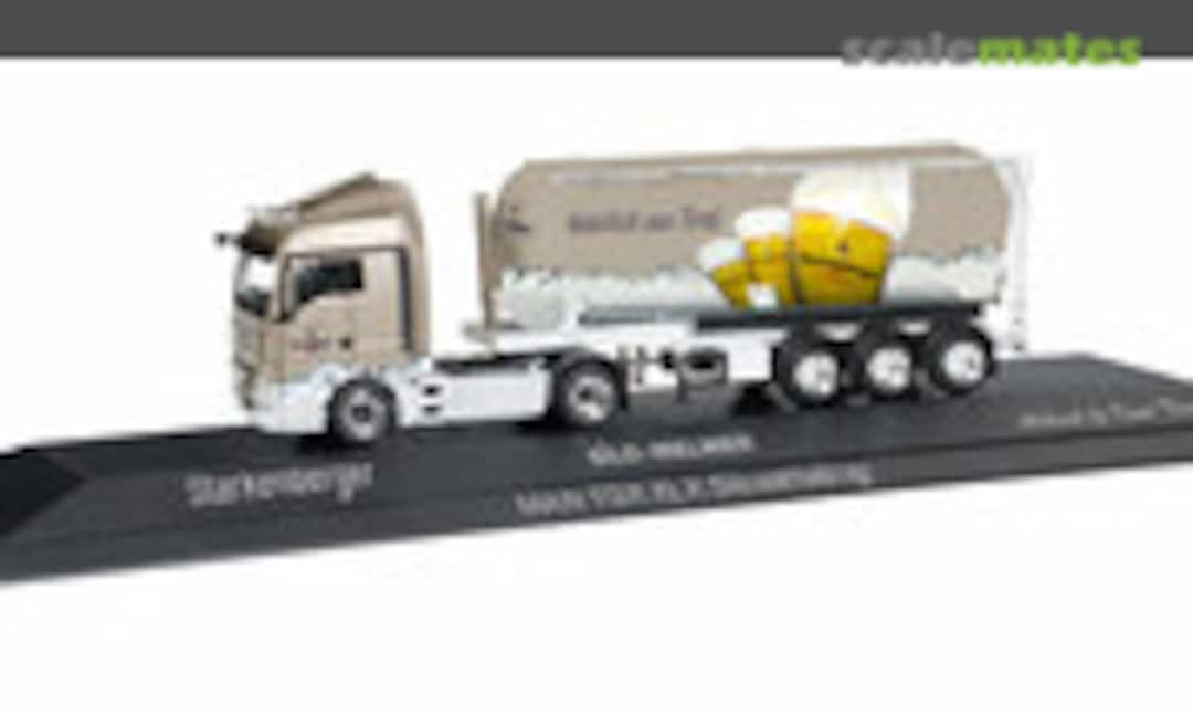 MAN TGX XLX silo semitrailer &quot;Silo Melmer / Starkenberger Bier&quot; (A) (Herpa 121743)