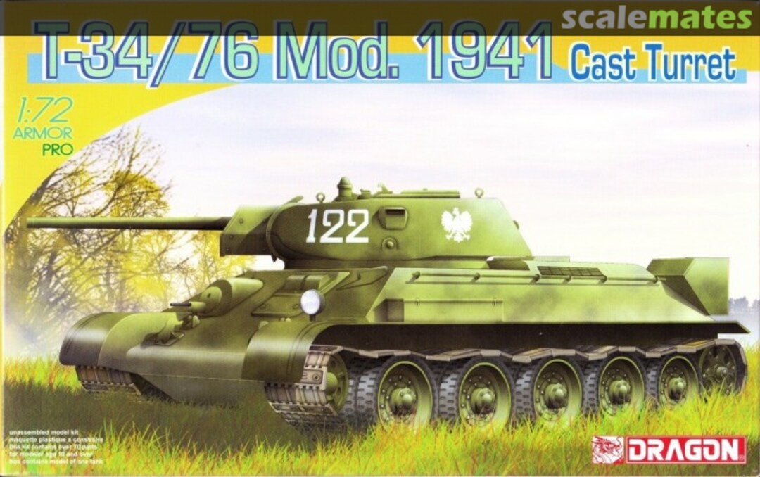 Boxart T-34/76 Mod. 1941 7262 Dragon Boxart T-34/76 Mod. 1941 7262 Dragon