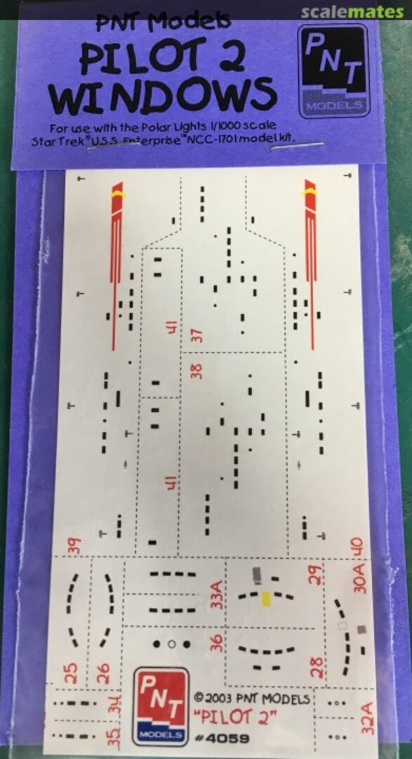 Boxart Pilot 2 Windows for NCC-1701 Enterprise 4059 PNT Models Boxart Pilot 2 Windows for NCC-1701 Enterprise 4059 PNT Models