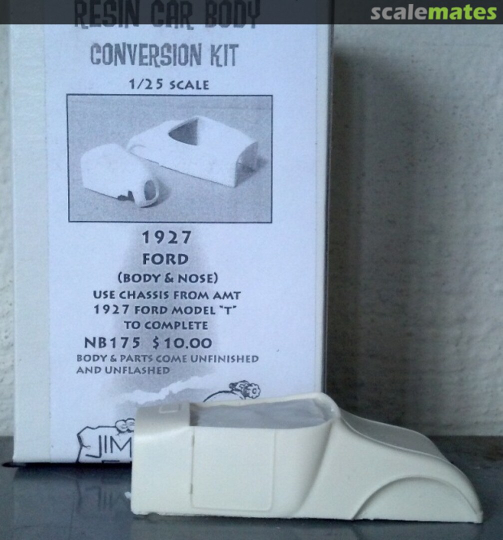 Boxart 1927 Ford Body & Nose NB175 Jimmy Flintstone Boxart 1927 Ford Body & Nose NB175 Jimmy Flintstone