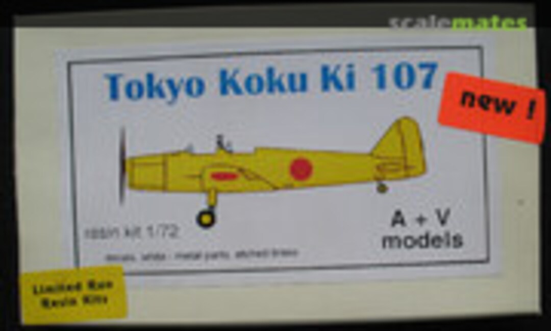 1:72 Tokyo Koku Ki 107 (A+V Models AV 083) AV 083