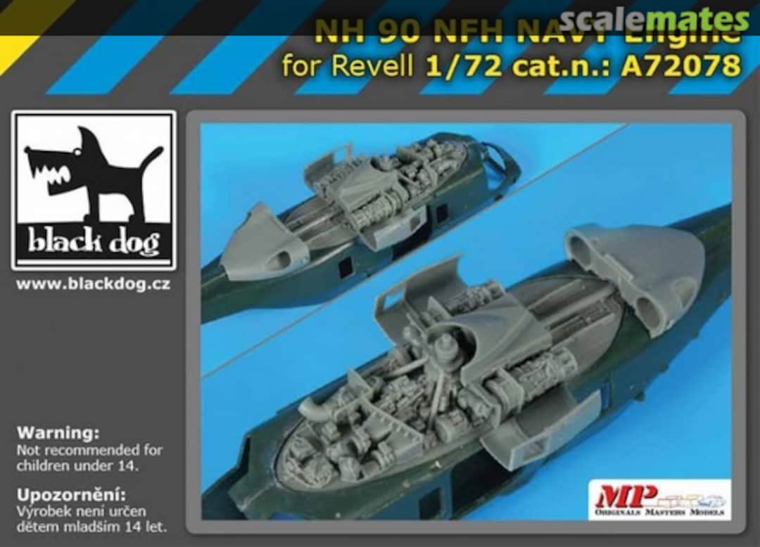 Boxart NH 90 NFH Navy engine - Revell - A72078 Black Dog Boxart NH 90 NFH Navy engine - Revell - A72078 Black Dog