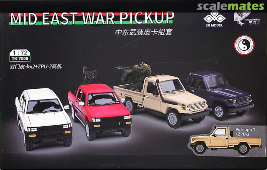 Boxart Mid East War Pickup TK 7005 3R Model