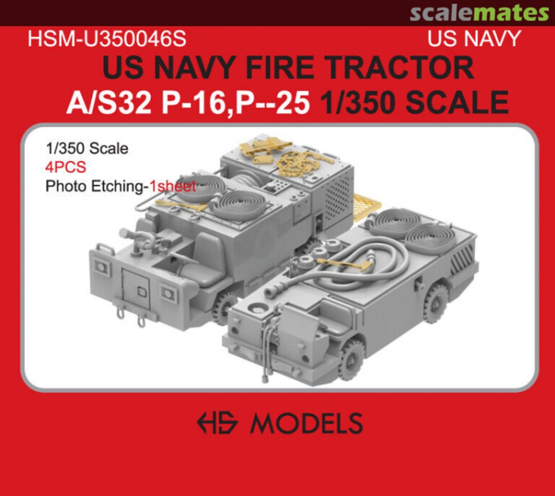 Boxart A/S32 P-16, P-25 Fire Tractor HSM-U350046S HS Models