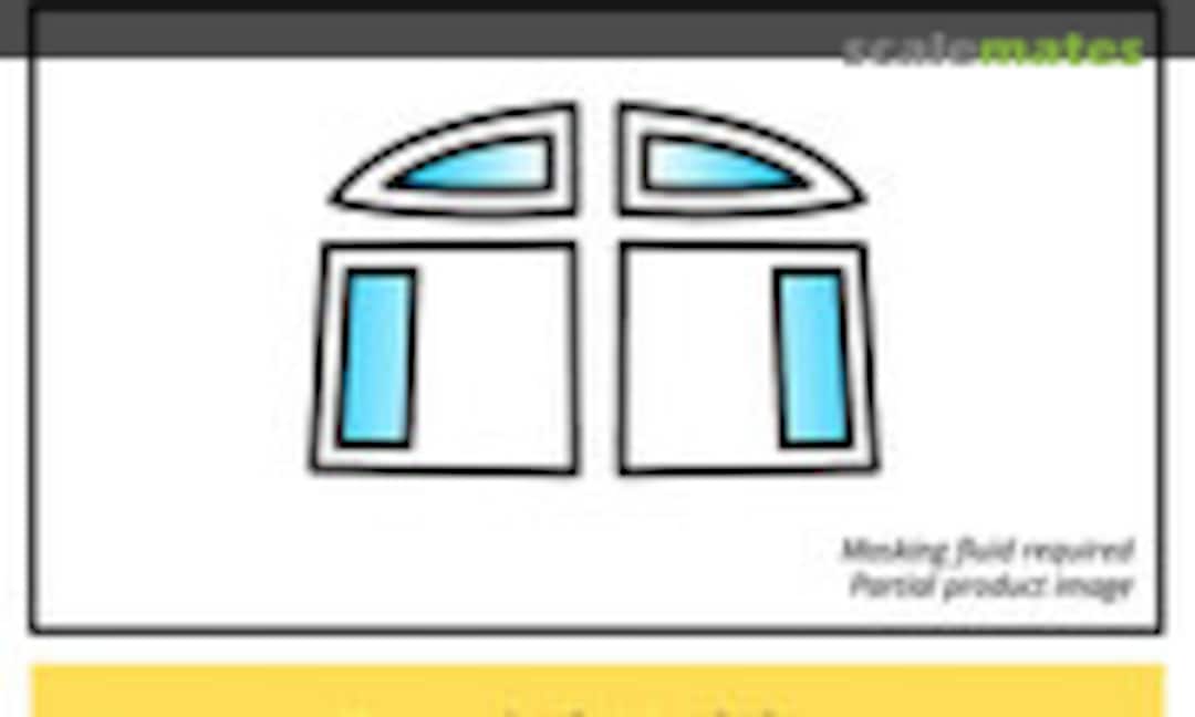 1:72 Boulton Paul Balliol Canopy Masks (Kit Masx 72-064V) 72-064V