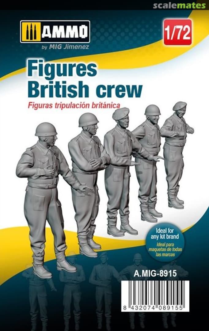 Boxart Figures British Crew A.MIG-8915 Ammo by Mig Jimenez Boxart Figures British Crew A.MIG-8915 Ammo by Mig Jimenez