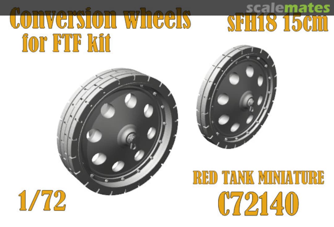 Boxart Wheels sFH18 15cm, set No. 2 C72140 Red Tank Miniature Boxart Wheels sFH18 15cm, set No. 2 C72140 Red Tank Miniature