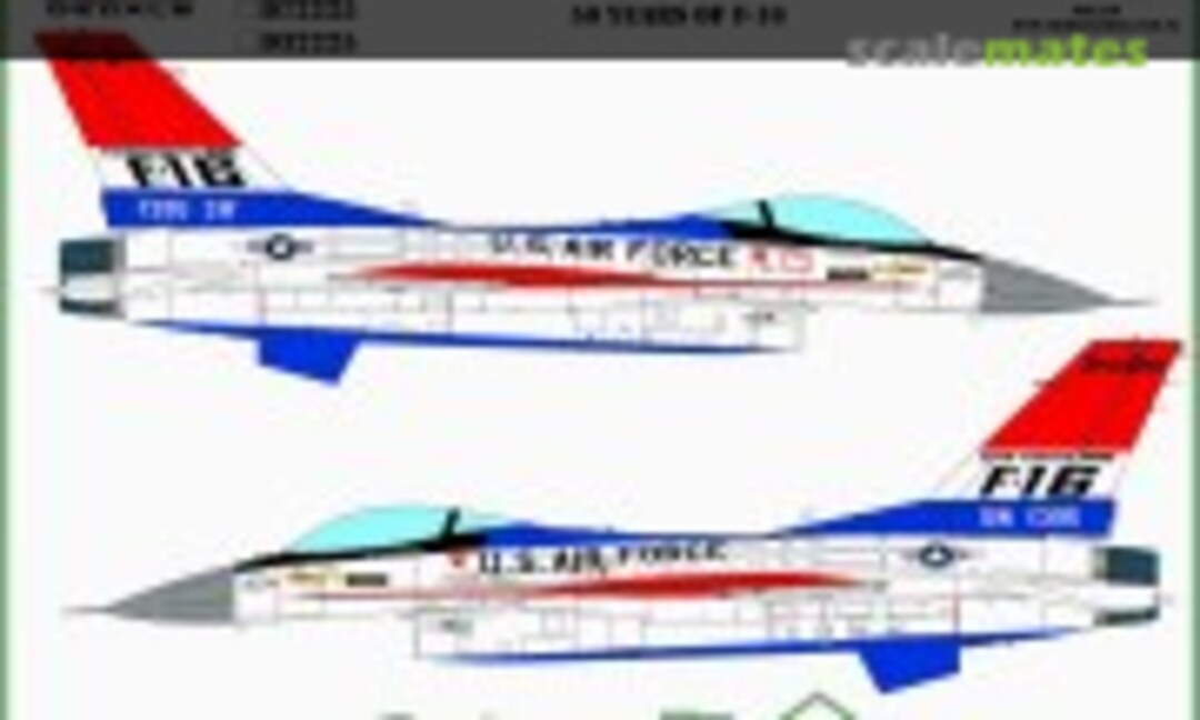 1:48 USAF F-16C Viper Demo 2024, 50 Years Of F-16 (ModelMaker D48225) D48225
