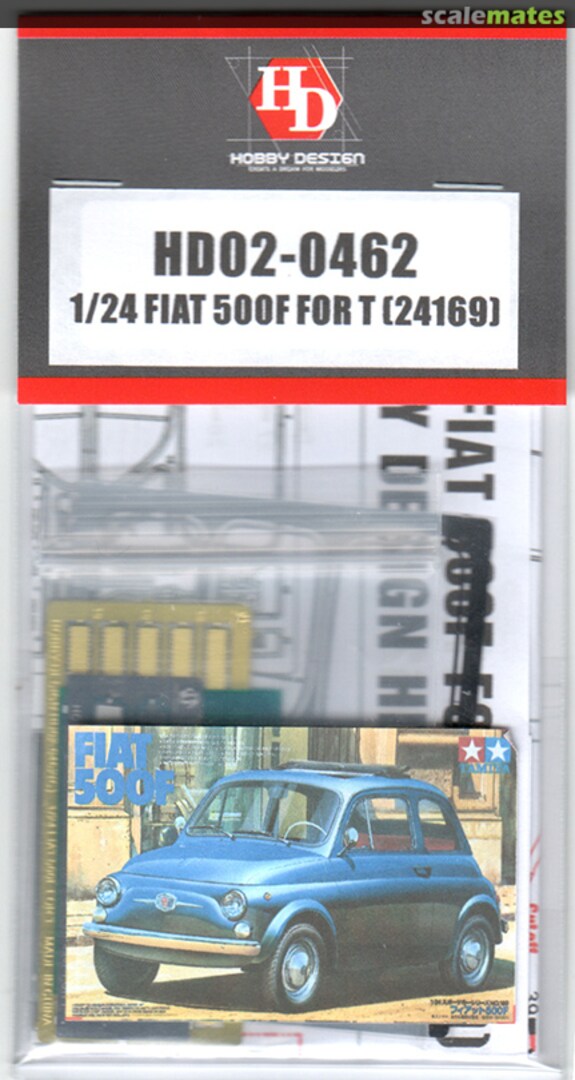 Boxart Fiat 500F Detail Set HD02-0462 Hobby Design Boxart Fiat 500F Detail Set HD02-0462 Hobby Design