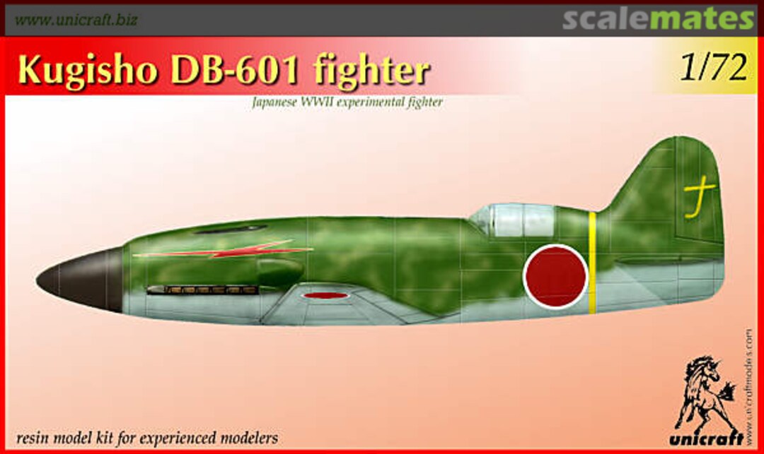 Boxart Kugisho DB-601 fighter 72244 Unicraft Models Boxart Kugisho DB-601 fighter 72244 Unicraft Models