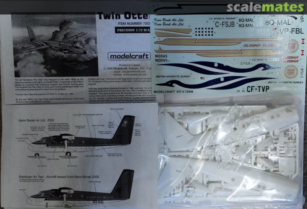Contents de Havilland Twin Otter 72-008 Modelcraft Contents de Havilland Twin Otter 72-008 Modelcraft