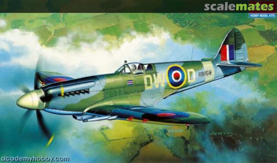 Boxart Supermarine Spitfire XIV 1672 Academy Boxart Supermarine Spitfire XIV 1672 Academy