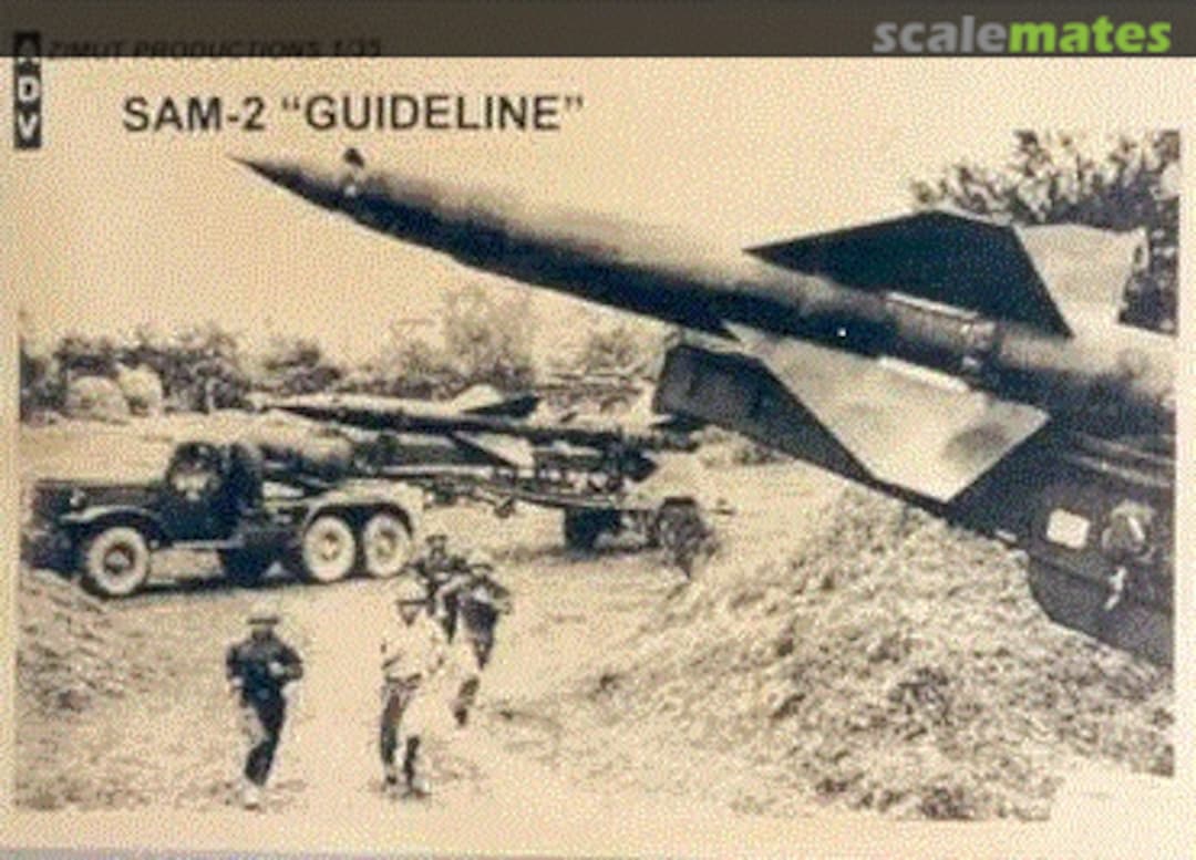 Boxart SAM-2 Guideline Soviet missile with ZIL-157 truck 10002 ADV Azimut
