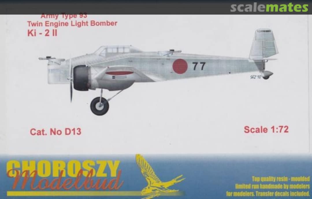 Boxart Ki-2-II D13 Choroszy Modelbud Boxart Ki-2-II D13 Choroszy Modelbud