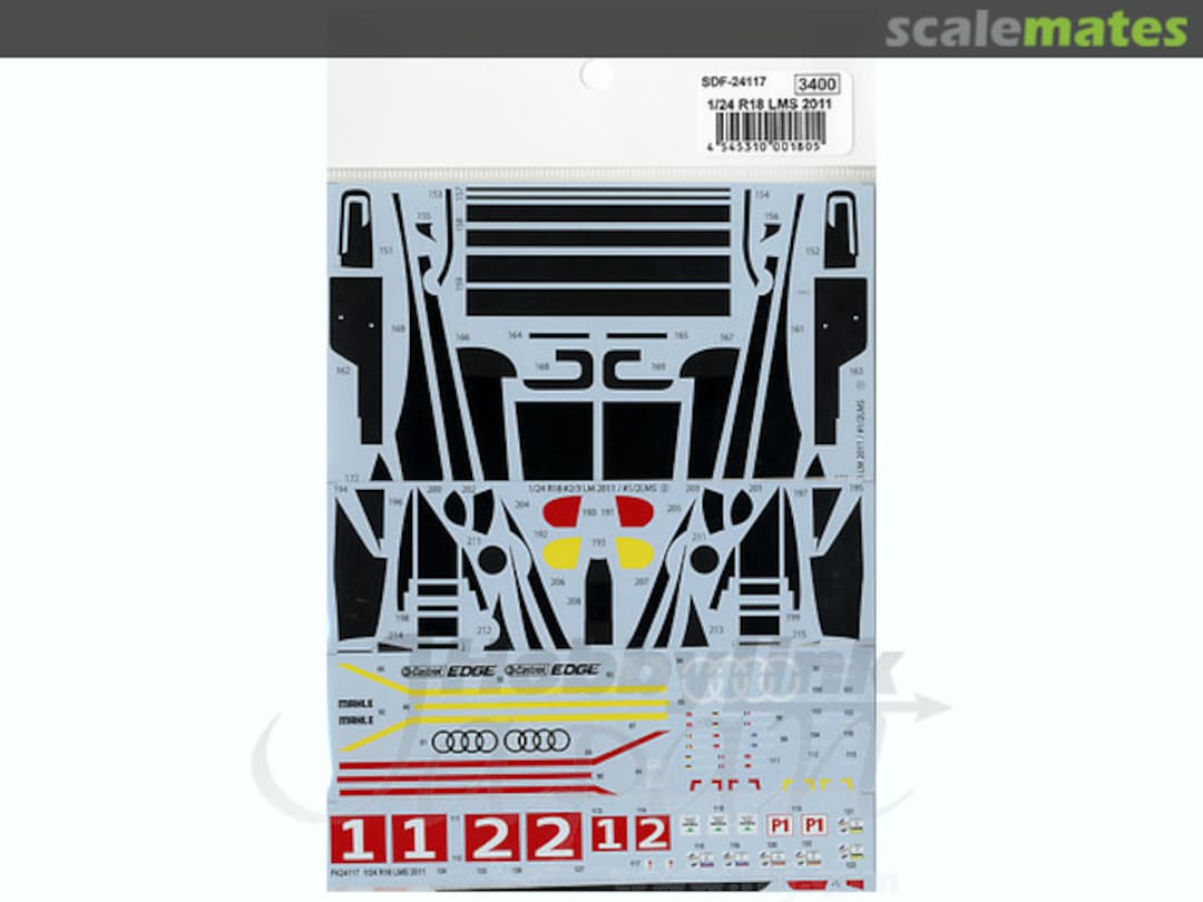 Boxart Audi R18 TDI LMS 2011 Spare Decal ST27-SDF24117 Studio27 Boxart Audi R18 TDI LMS 2011 Spare Decal ST27-SDF24117 Studio27