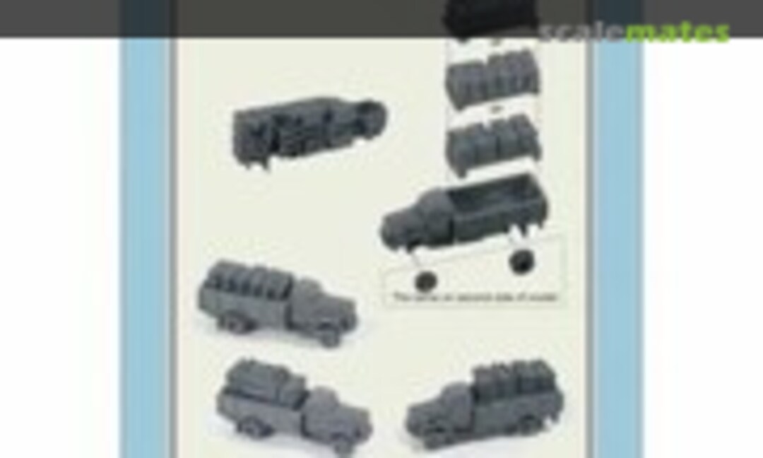1:350 Opel Blitz Cargo with Load (3pack) (Niko Model ZW3517G) ZW3517G