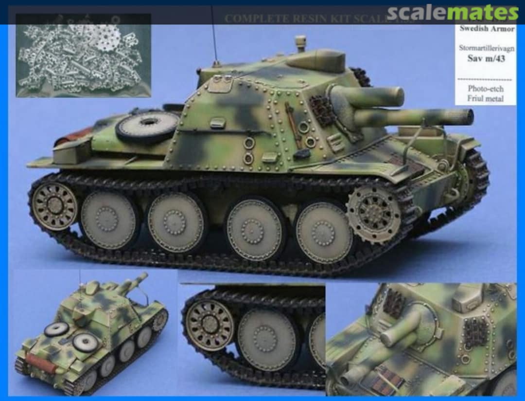 Boxart Stormartillerivagn Sav m/43 AC 35001 Armycast M&M Boxart Stormartillerivagn Sav m/43 AC 35001 Armycast M&M