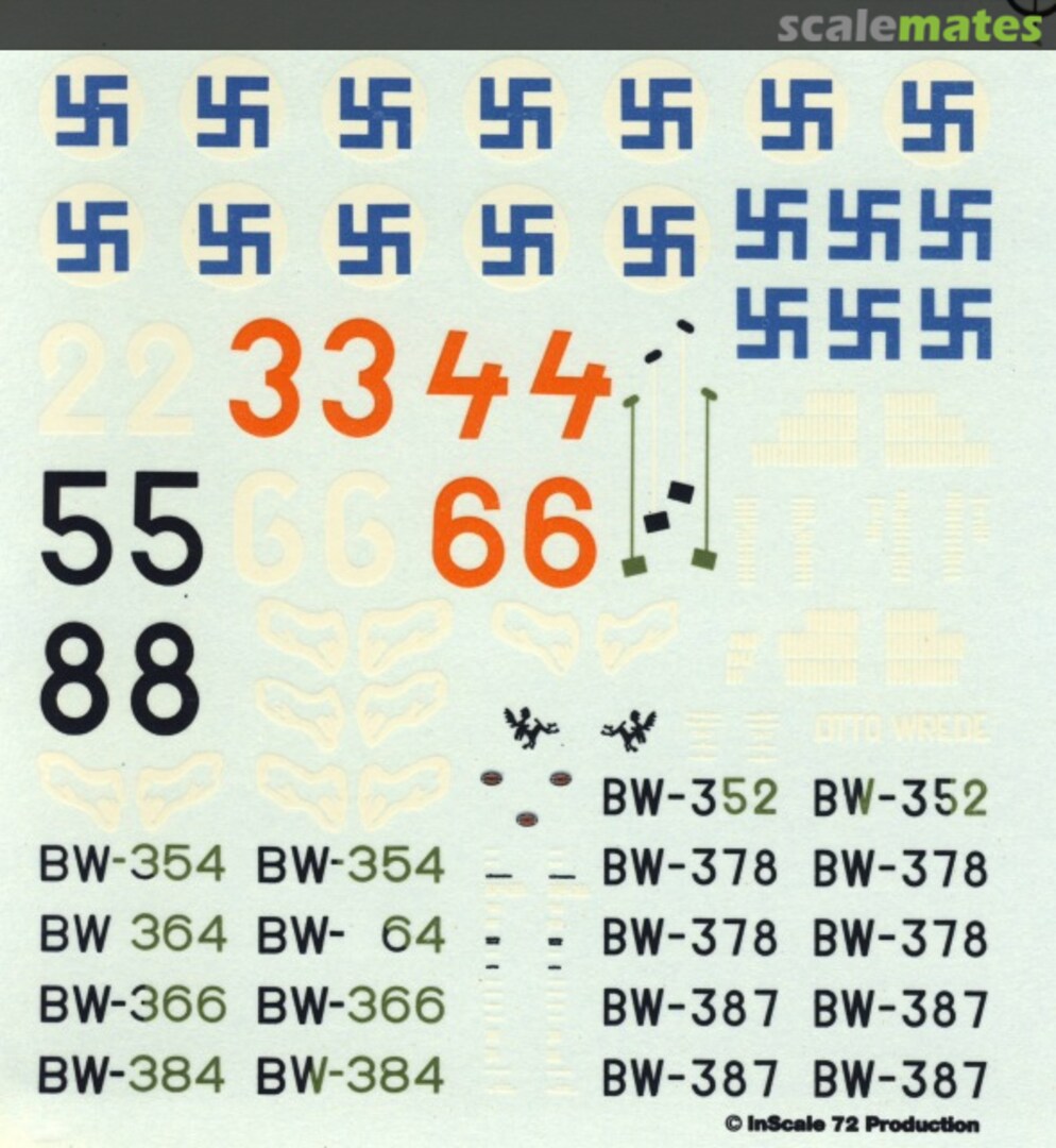 Boxart Brewster Model 239 in Finnish Air Force Service 1940-1942 AC006 InSCALE 72 Boxart Brewster Model 239 in Finnish Air Force Service 1940-1942 AC006 InSCALE 72