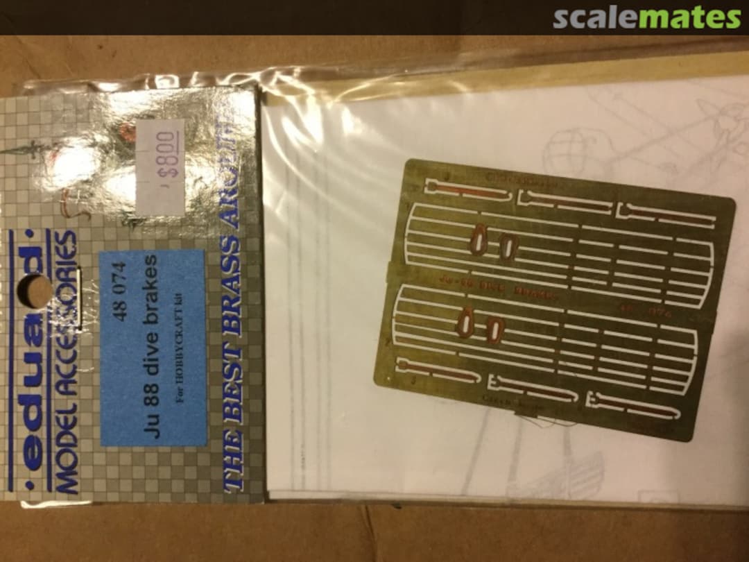 Boxart Ju 88 dive brakes 48 074 Eduard Boxart Ju 88 dive brakes 48 074 Eduard