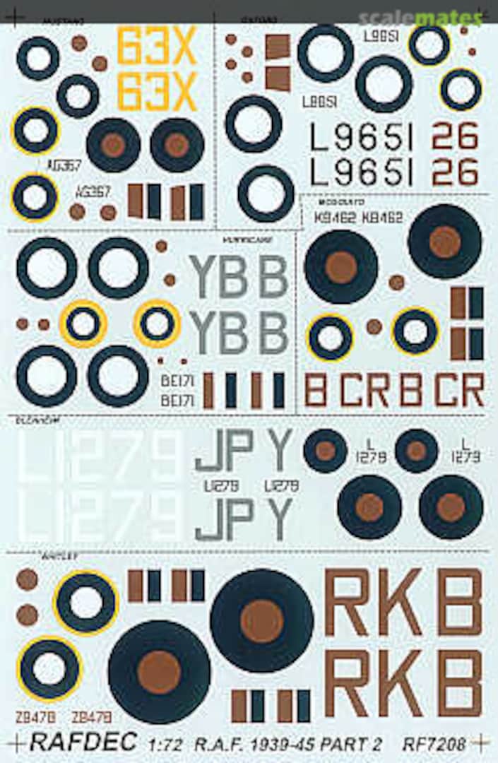 Boxart R.A.F. 1939-45. Part 2 RF7208 RAFDec Boxart R.A.F. 1939-45. Part 2 RF7208 RAFDec