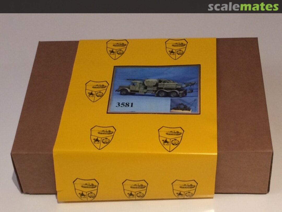 Boxart Faun LK5 mit 10t Demag Kran, straßengängige version 3581 Elite Modell