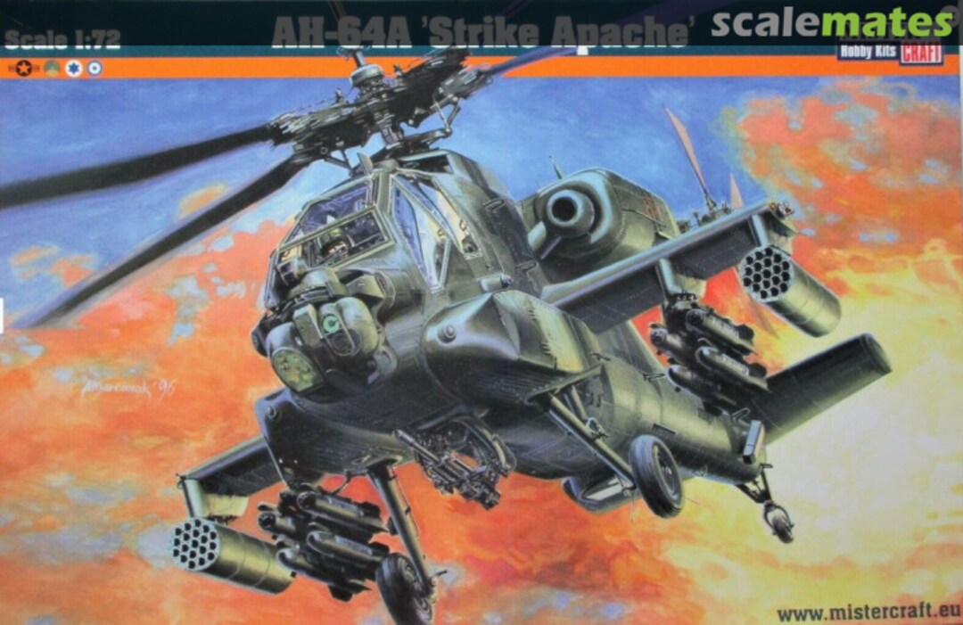 Boxart AH-64A 'Strike Apache' D-36 MisterCraft Boxart AH-64A 'Strike Apache' D-36 MisterCraft