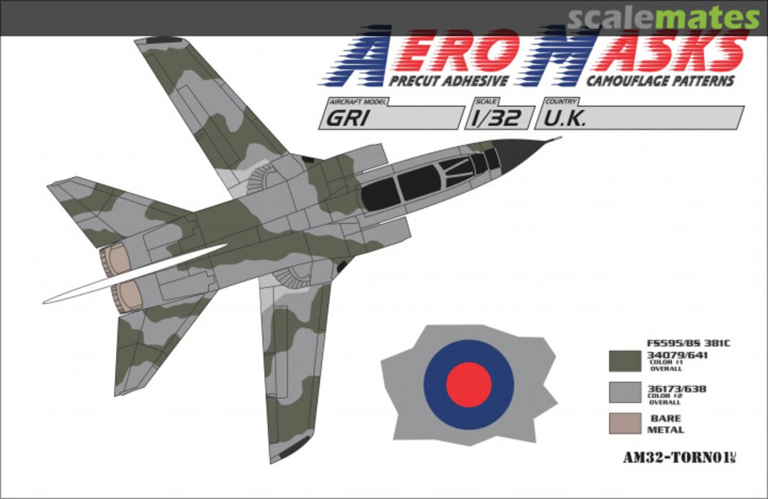 Boxart Gr1 UK AM32-TORN01 AeroMasks Boxart Gr1 UK AM32-TORN01 AeroMasks