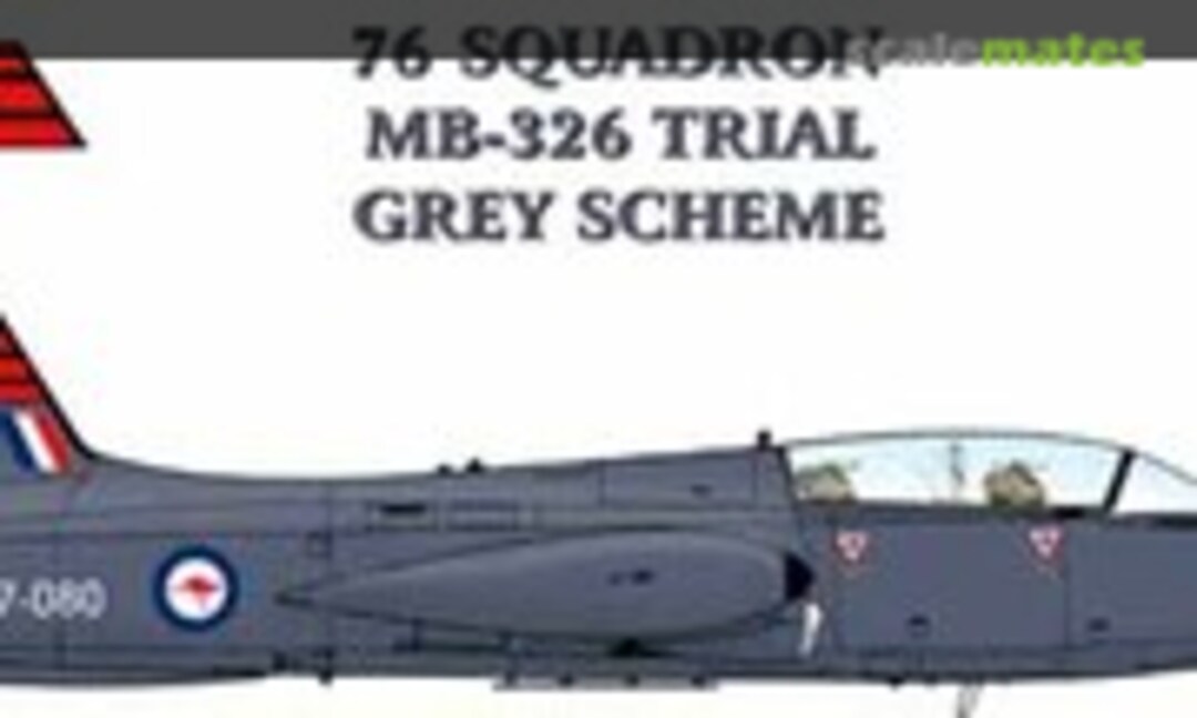 1:72 76 Squadron MB 326 Trial Grey Scheme (Hawkeye Models AAF-010) AAF-010