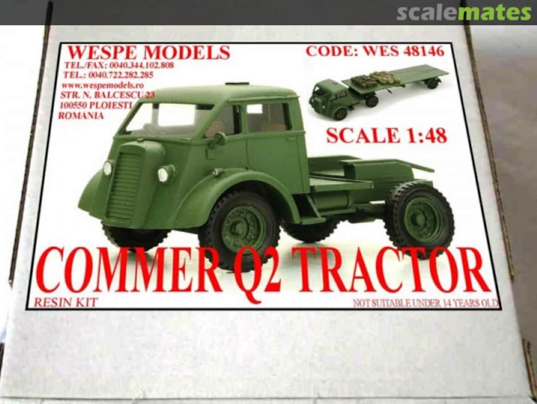 Boxart Commer Q2 Tractor WES 48146 Wespe Models