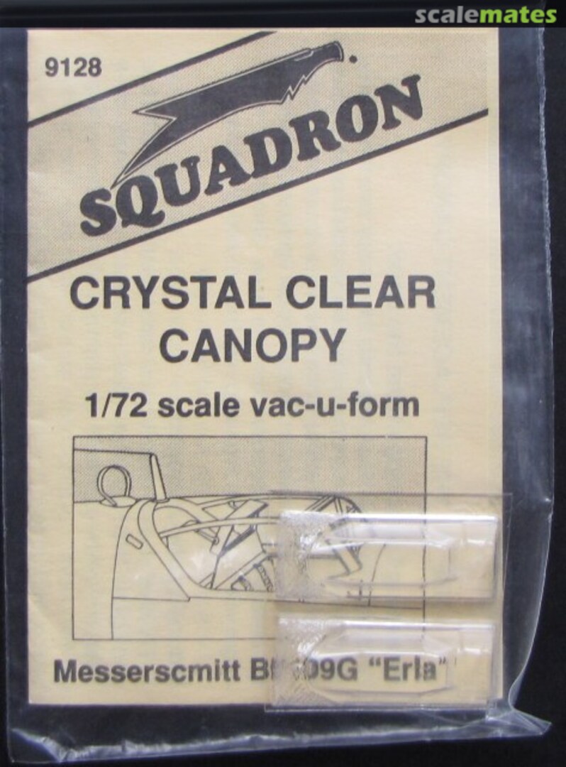 Boxart Bf 109 G "Erla" canopy 9128 Squadron Boxart Bf 109 G "Erla" canopy 9128 Squadron