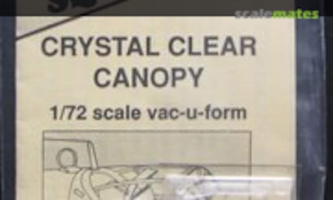 1:72 Bf 109 G "Erla" canopy (Squadron 9128)