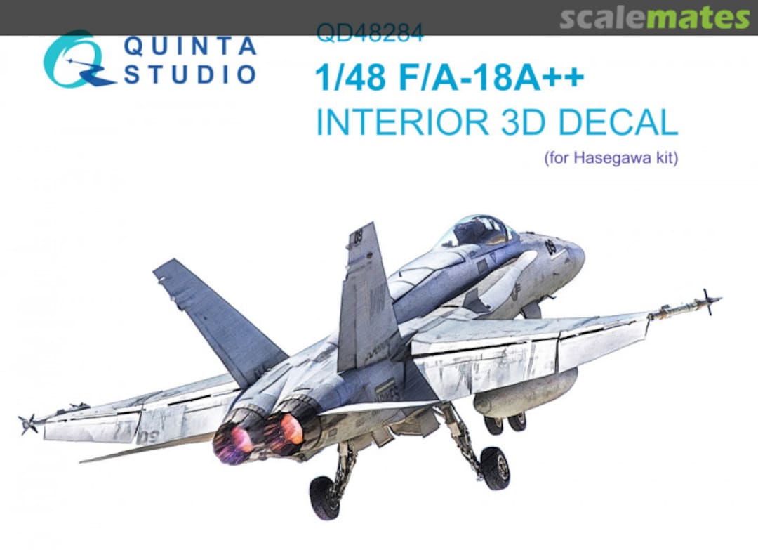 Boxart F/A-18A++ interior 3D decals QD48284 Quinta Studio Boxart F/A-18A++ interior 3D decals QD48284 Quinta Studio