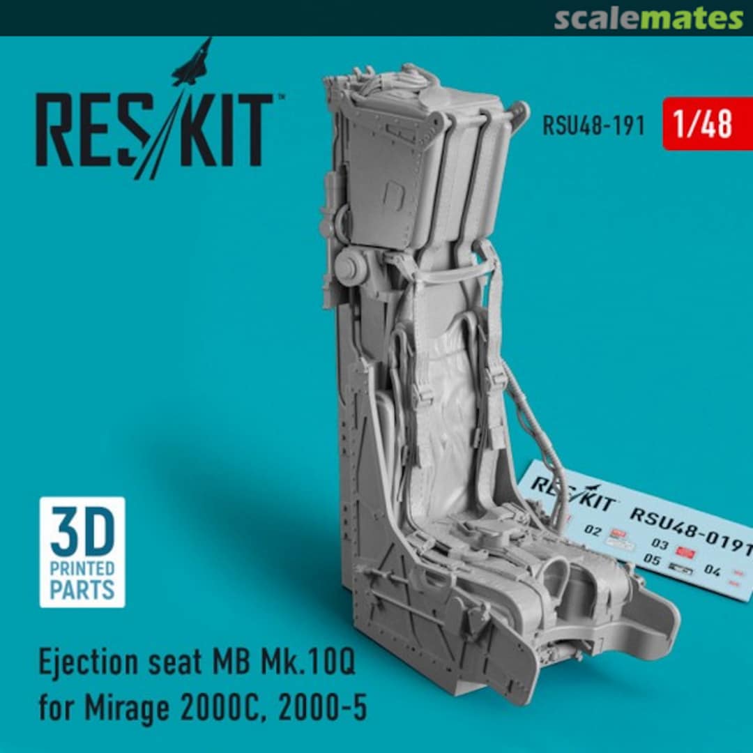 Boxart Martin-Baker Mk.10Q - Ejection Seat RSU48-0191 ResKit Boxart Martin-Baker Mk.10Q - Ejection Seat RSU48-0191 ResKit