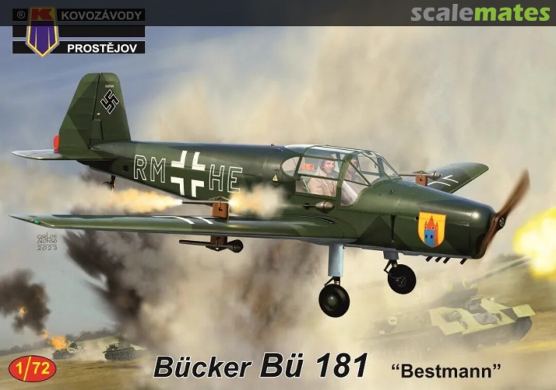 Boxart Bücker Bü-181 "Bestmann" KPM0404 Kovozávody Prostějov Boxart Bücker Bü-181 "Bestmann" KPM0404 Kovozávody Prostějov