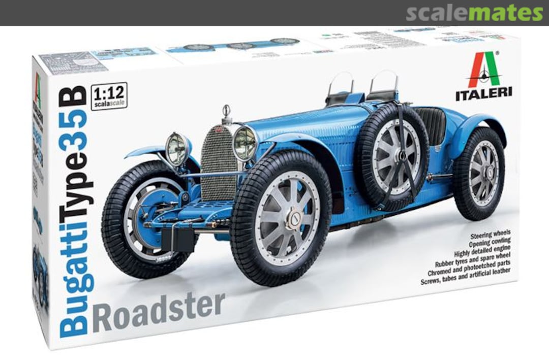 Boxart Bugatti Type 35B 4713 Italeri Boxart Bugatti Type 35B 4713 Italeri