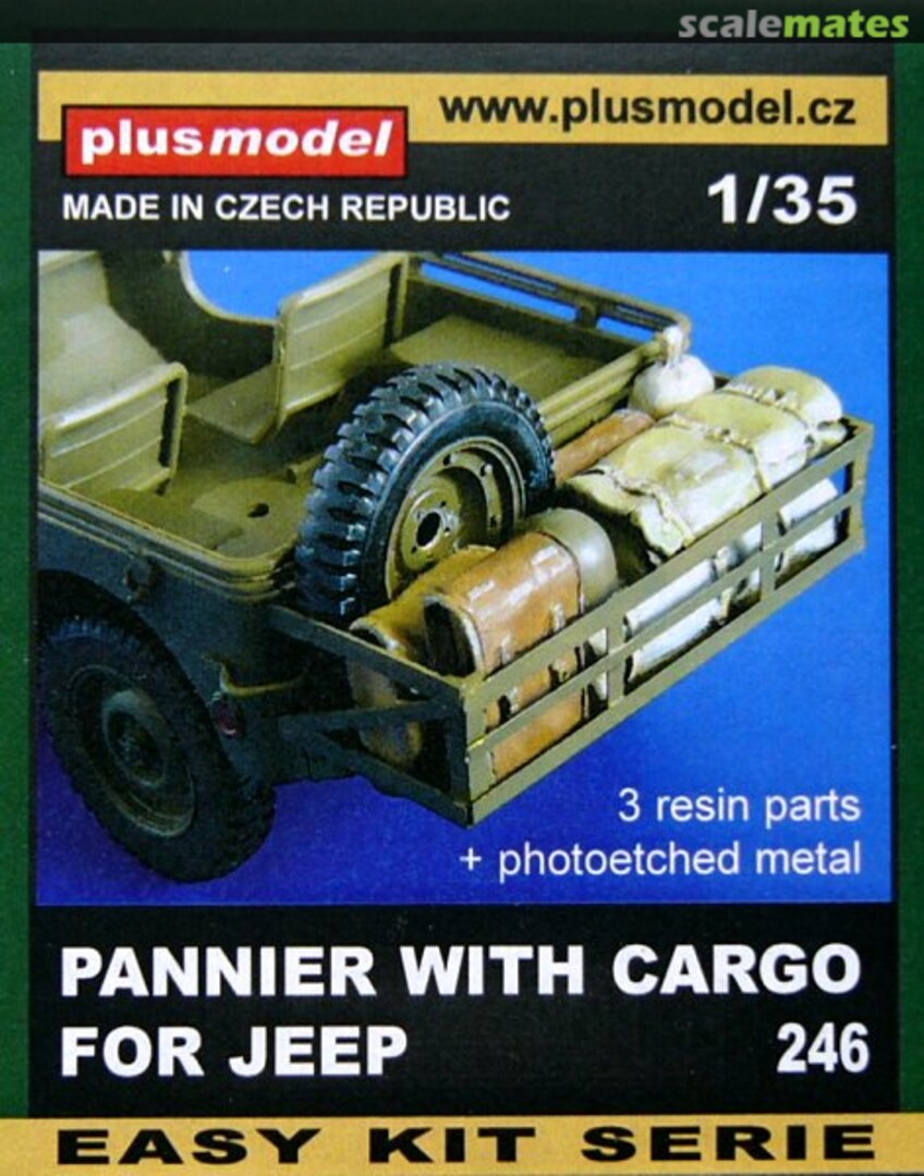 Boxart Pannier with Cargo for Jeep 246 PlusModel Boxart Pannier with Cargo for Jeep 246 PlusModel