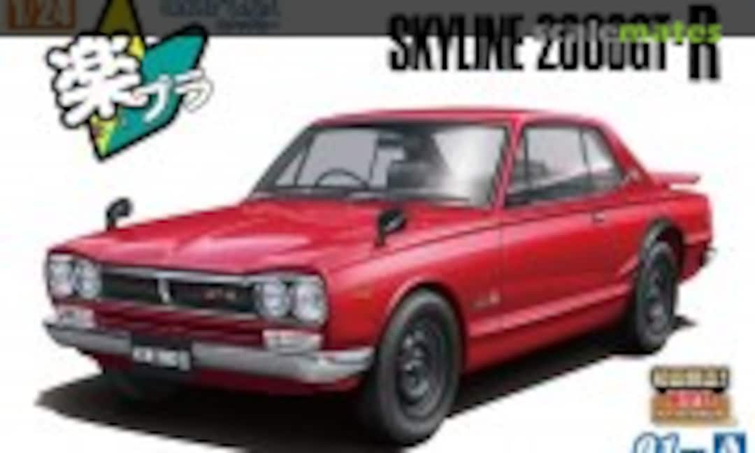 1:24 KPGC10 Skyline HT 2000GT-R 1970 Red (Aoshima 065914) 065914