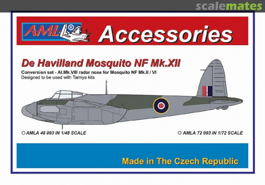 Boxart De Havilland Mosquito NF Mk.XII AMLA48093 AML Boxart De Havilland Mosquito NF Mk.XII AMLA48093 AML